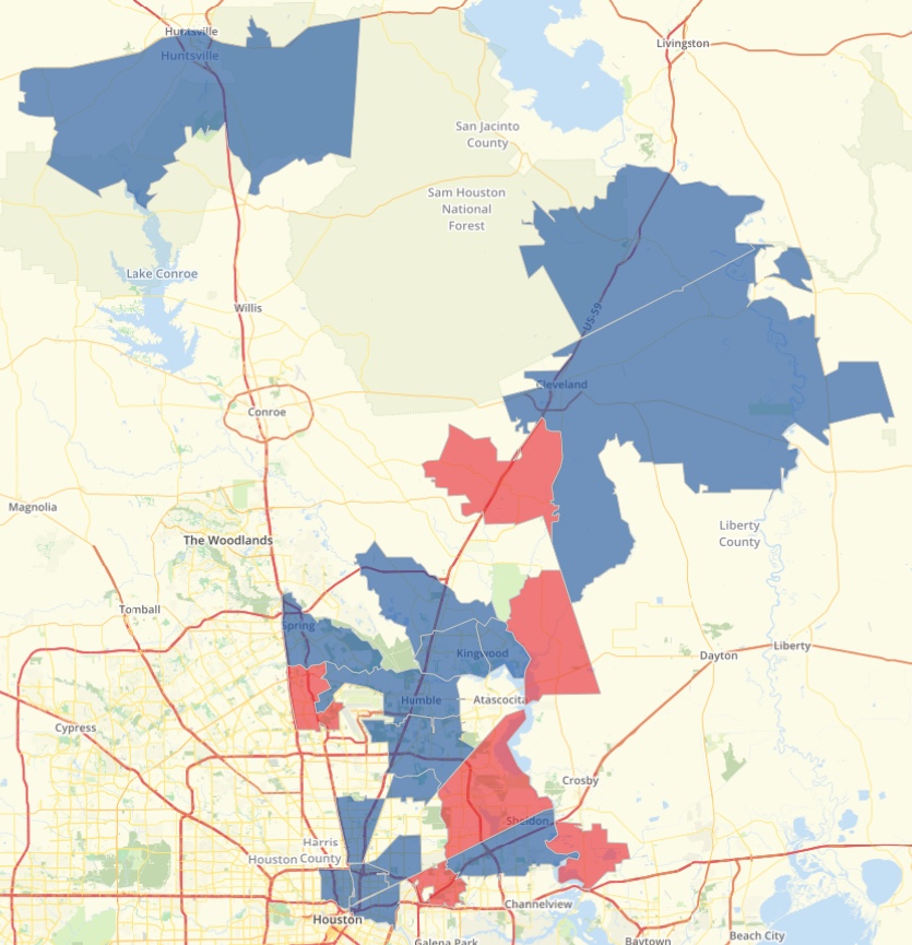 NE Houston County Map